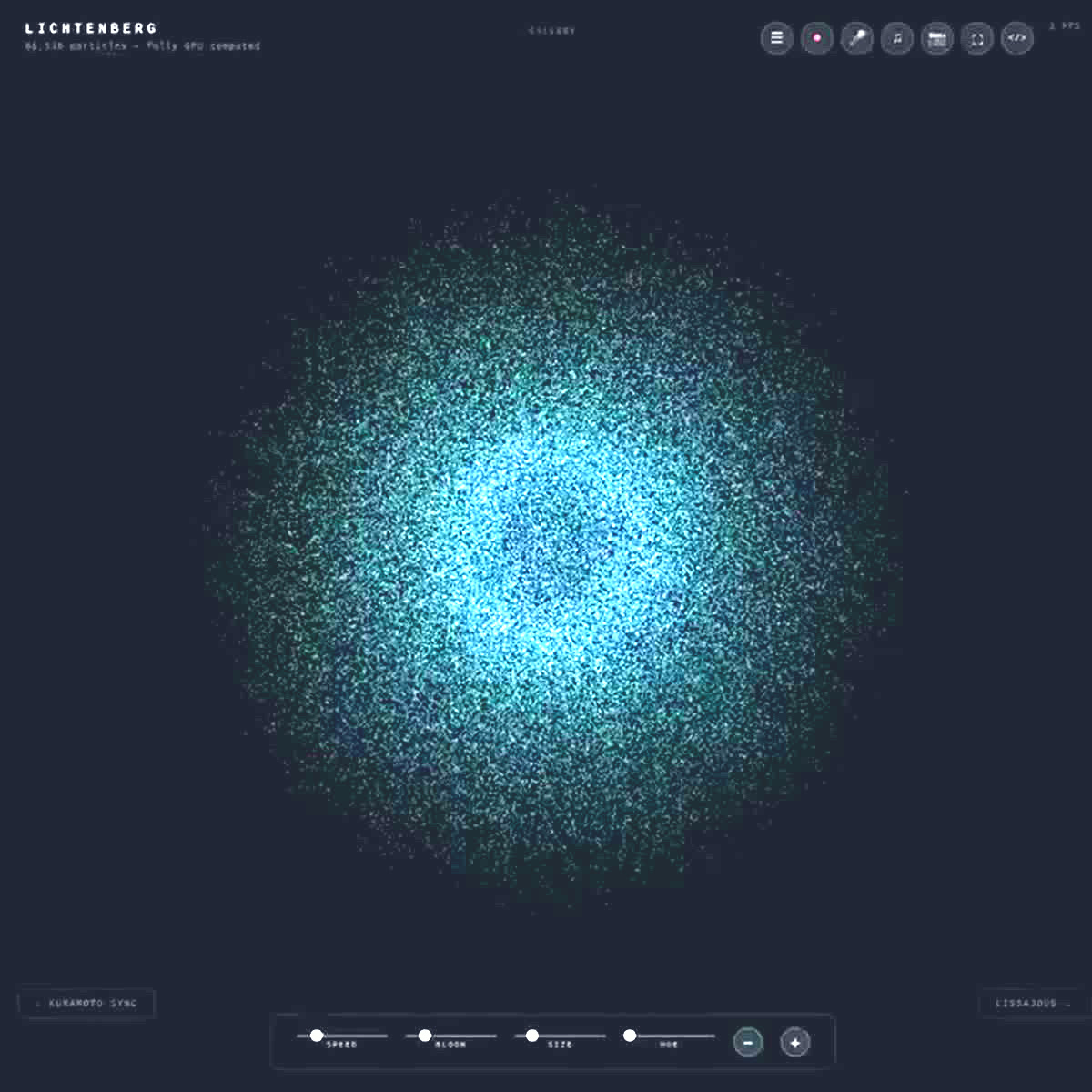 Lichtenberg particle preview